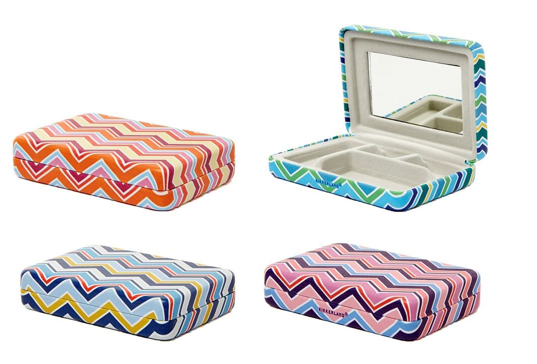 Travel Case - Portable Jewelry Striped