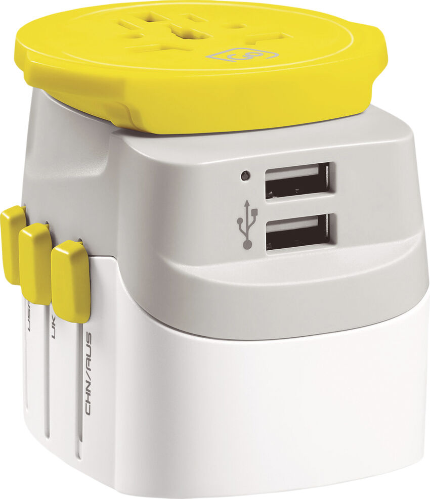 Adapter Worldwide Jordad med 2 USB-A