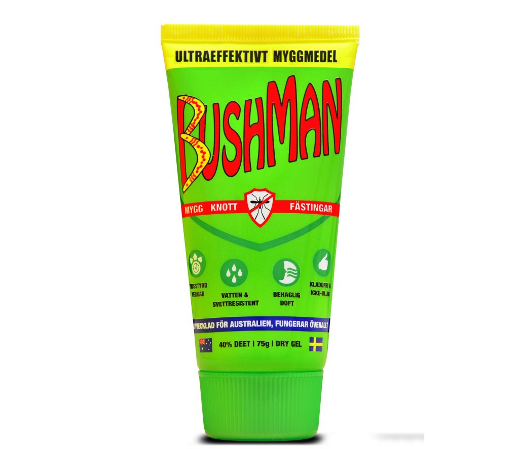 Myggmedel Bushman DryGel 75g