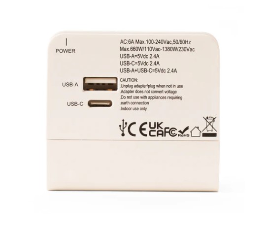 Alternativ bild 1 för Kikkerland - Travel Adapter(UK - EUROPE - USA/AUST)