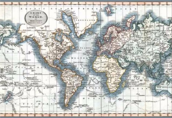 Matta World Chart Mercator