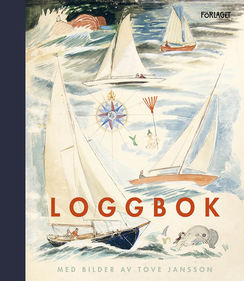 Loggbok med bilder av Tove Jansson