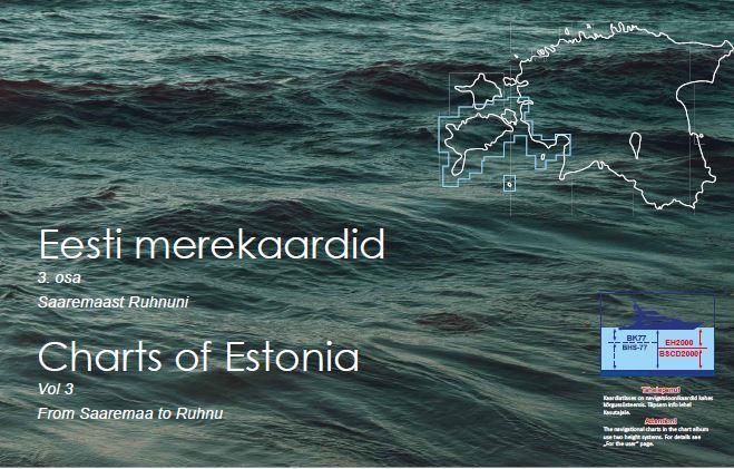 Estland Båtsportkort vol 3 Saaremaa to Ruhnu