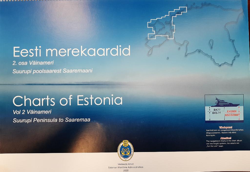 Estland Båtsportkort vol 2 Suurupi Peninsula to Saaremaa