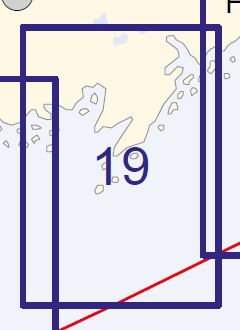 SF 19 sjökort Finland Prokkala, Porkala