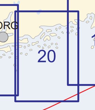 SF 20 Sjökort Finland Jussarö - Porkkalanselkä, Porkalafjärden