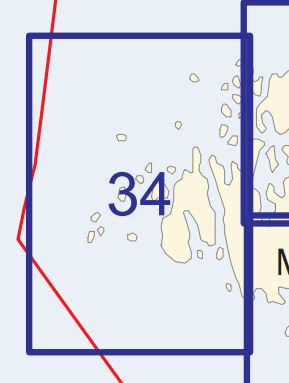 SF 34 Sjökort Finland Eckerö