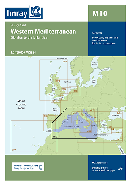 M10 Western Mediterranean Chart