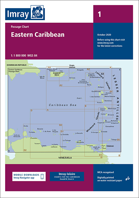 Chart 1 Eastern Caribbean Passage Chart