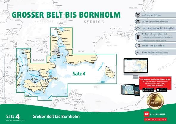 Storebaelt til Bornholm Båtsportkort Satz 4