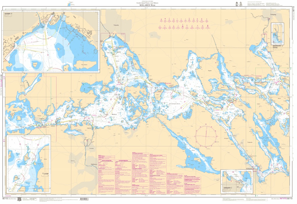 S 113 Skärgårdskort Mälaren Västra