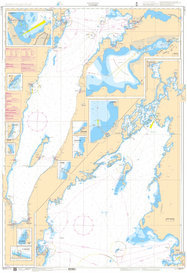 S 121 Skärgårdskort Vättern