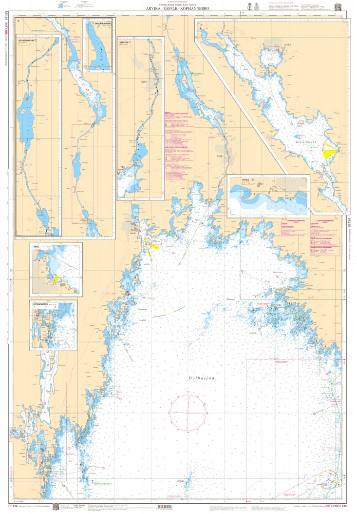 S 134 Skärgårdskort Arvika - Säffle - Köpmannebro
