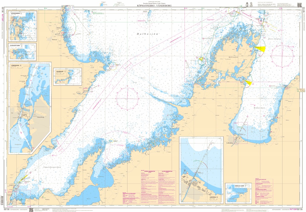 S 135 Skärgårdskort Köpmannebro - Vänersborg - Lidköping