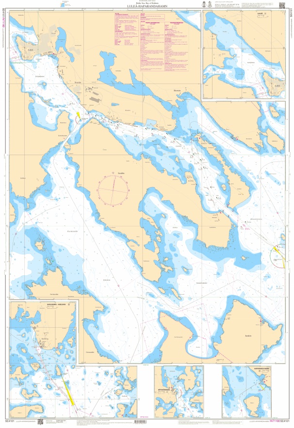 S 4101 Specialkort Luleå - Haparanda Hamn