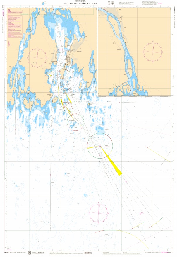 S 5121 Specialkort Vegagrundet - Holmsund - Umeå