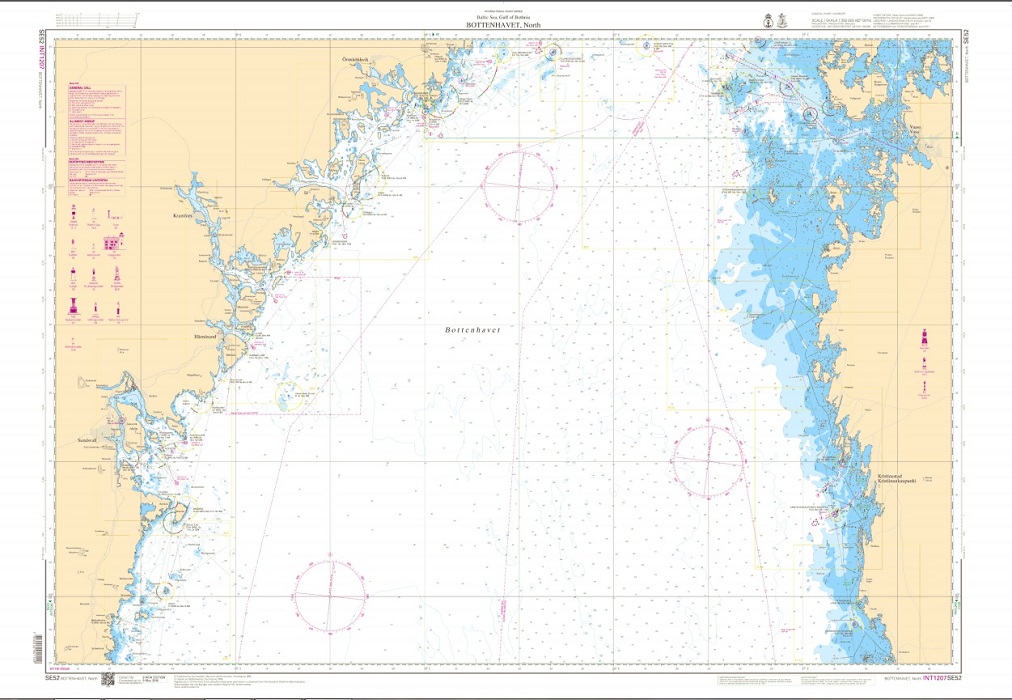 S 52 Kustkort Bottenhavet Norra