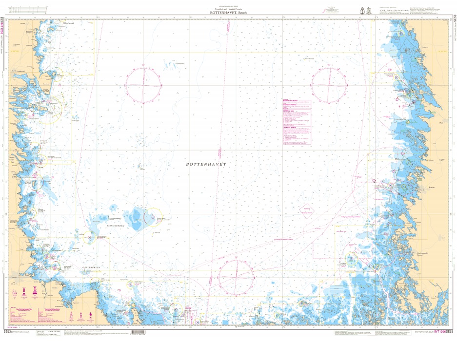 S 53 Kustkort Bottenhavet Södra