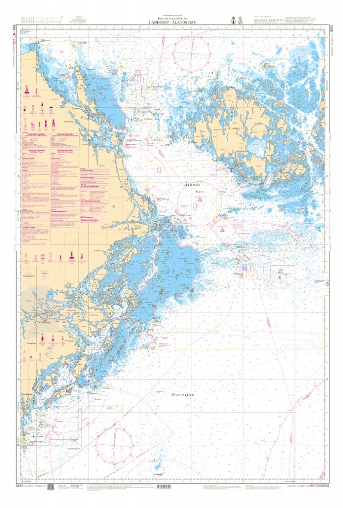 S 61 Kustkort Landsort - Ålands Hav