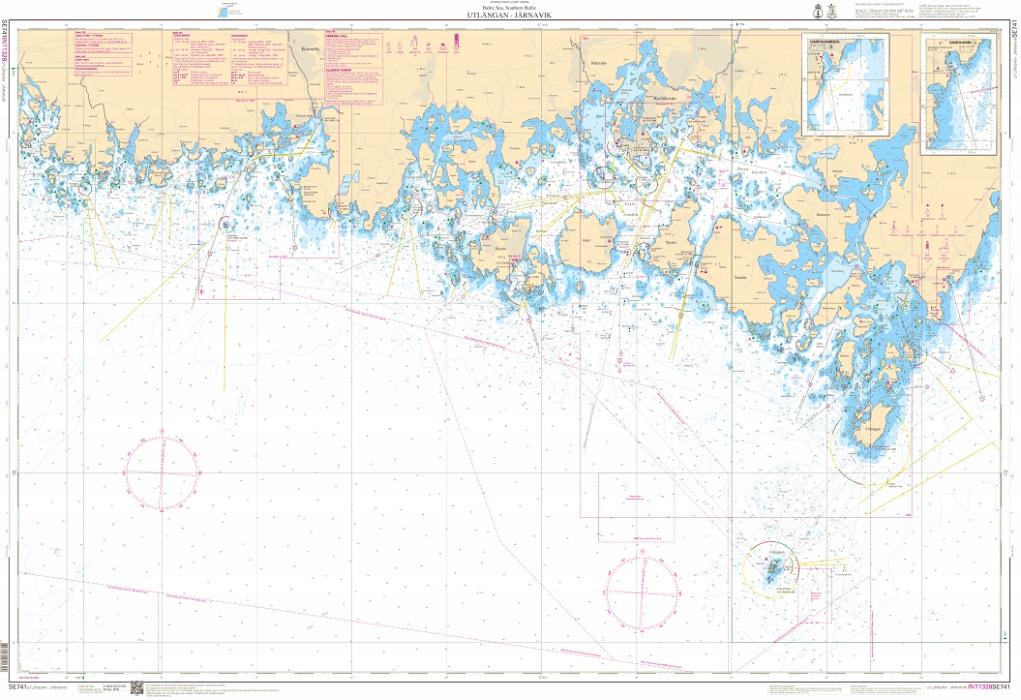 S 741 Skärgårdskort Utlängan - Järnavik