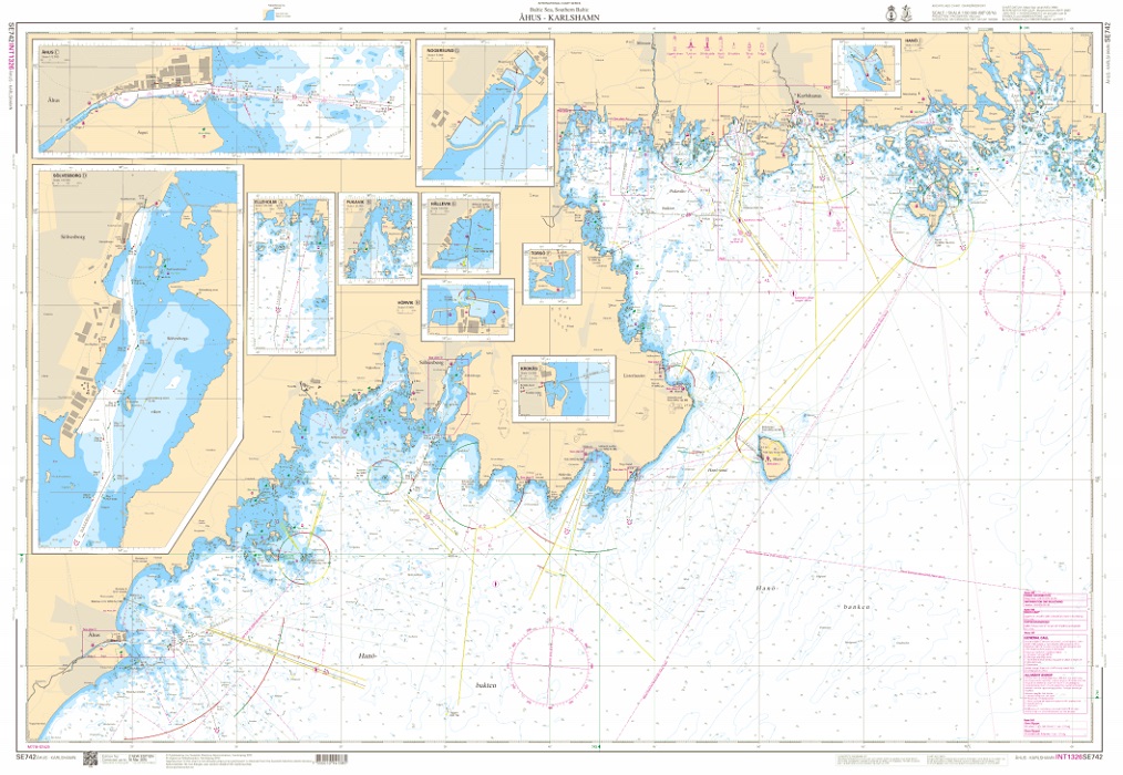 S 742 Skärgårdskort Åhus - Karlshamn