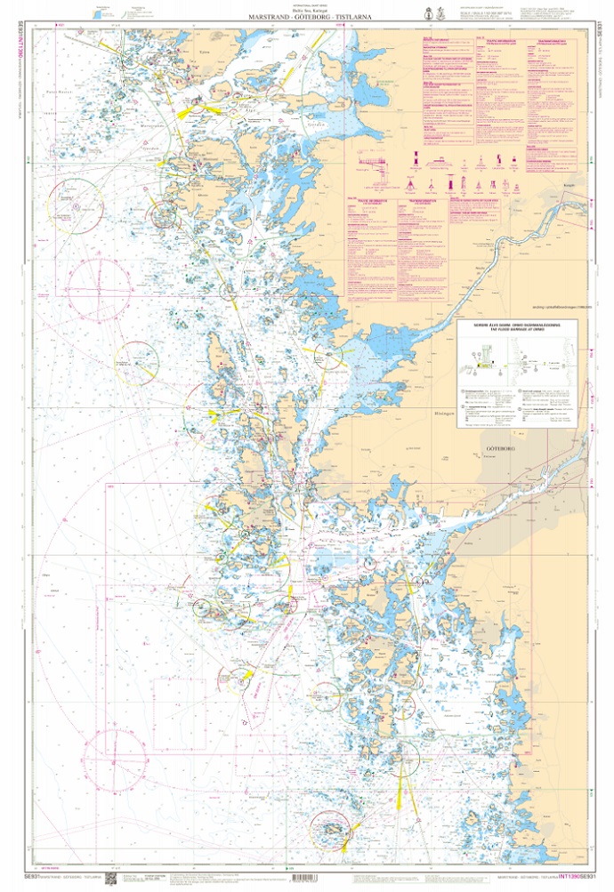 S 931 Skärgårdskort Marstrand - Göteborg - Tistlarna