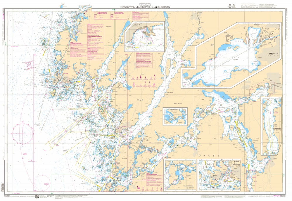 S 933 Skärgårdskort Hunnebostrand - Uddevalla - Gullholmen