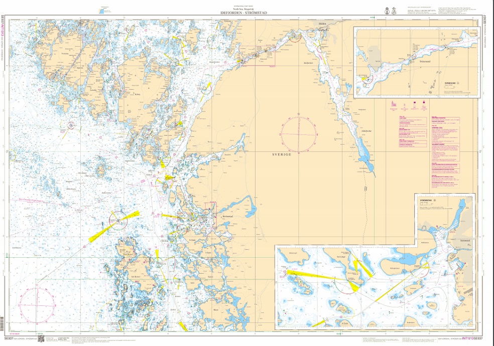 S 937 Skärgårdskort Idefjorden - Strömstad