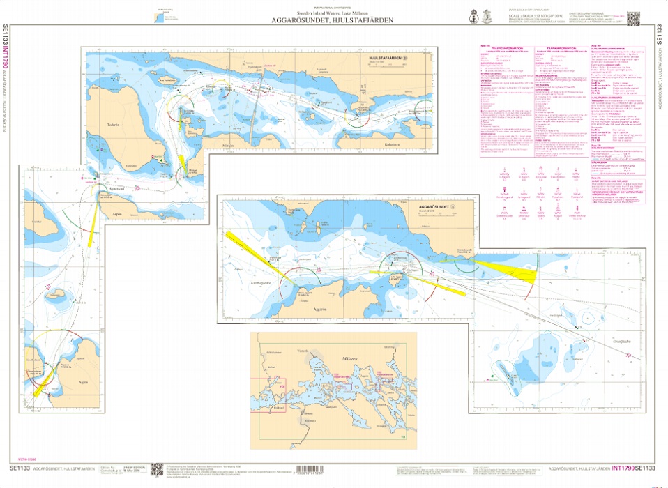 S 1133 Specialkort Aggarösundet - Hjulstafjärden