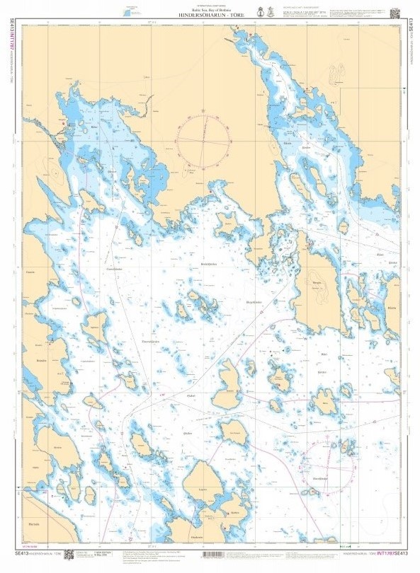 S 413 Skärgårdskort Hindersöharun - Töre