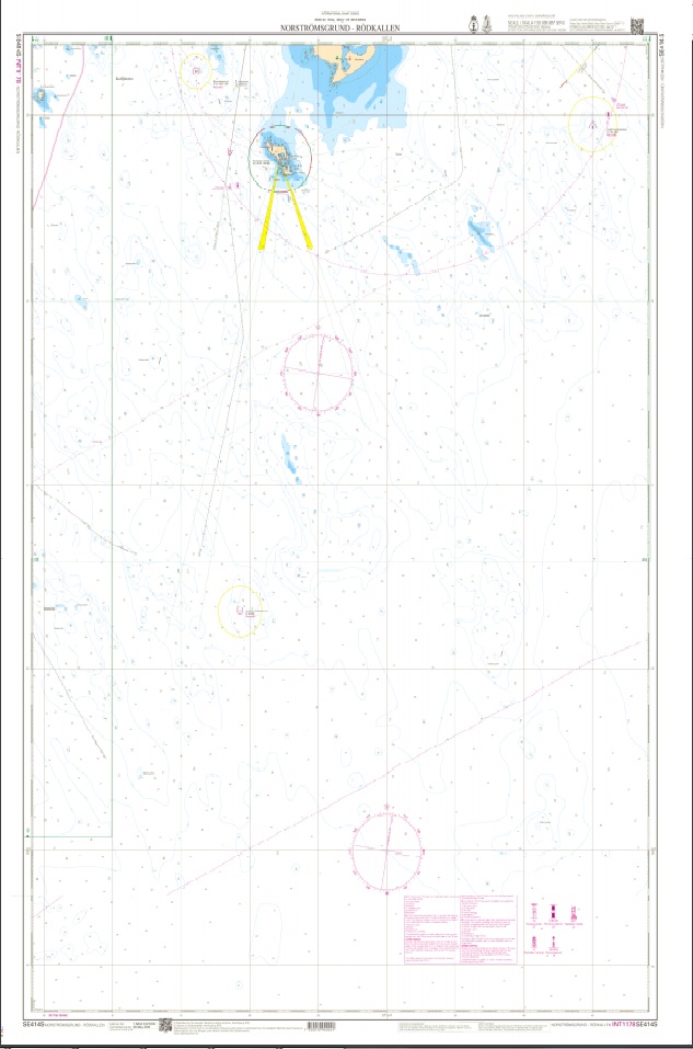 S 414S Skärgårdskort Norströmsgrund - Rödkallen