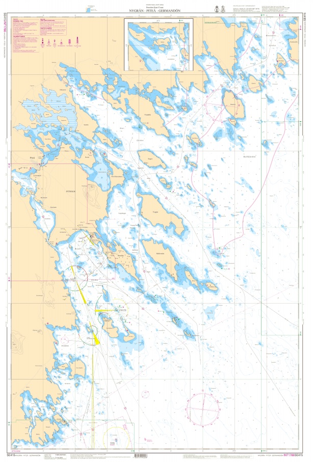 S 415 Skärgårdskort Nygrån - Piteå - Germandön