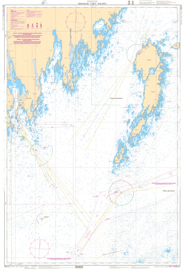 S 512 Skärgårdskort Bredskär - Umeå - Holmön