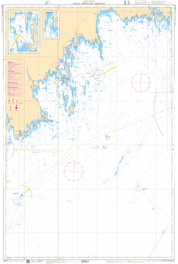 S 513 Skärgårdskort Järnäs - Hörnefors - Bredskär
