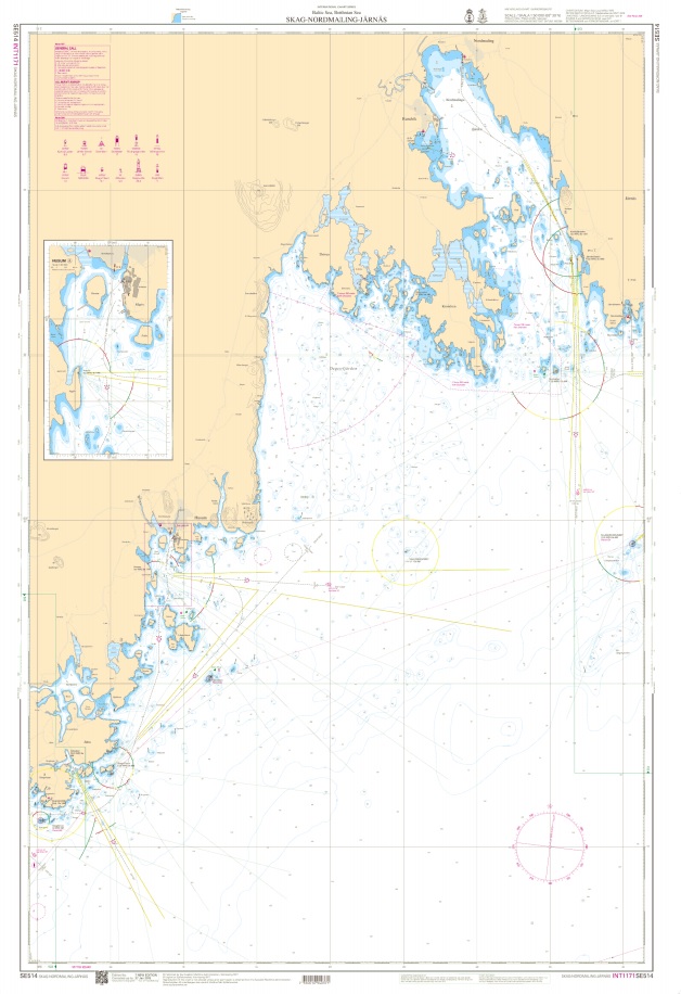 S 514 Skärgårdskort Skag - Nordmaling - Järnäs