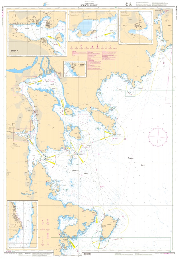S 524 Skärgårdskort Brämön - Härnön