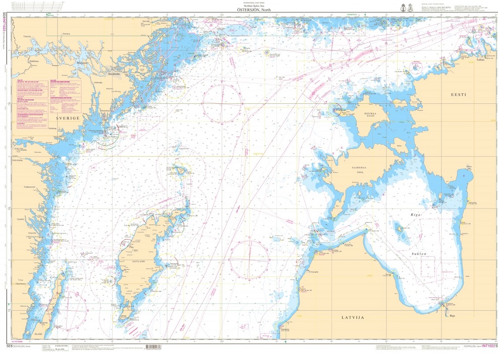 S 6 Översiktskort Östersjön Norra