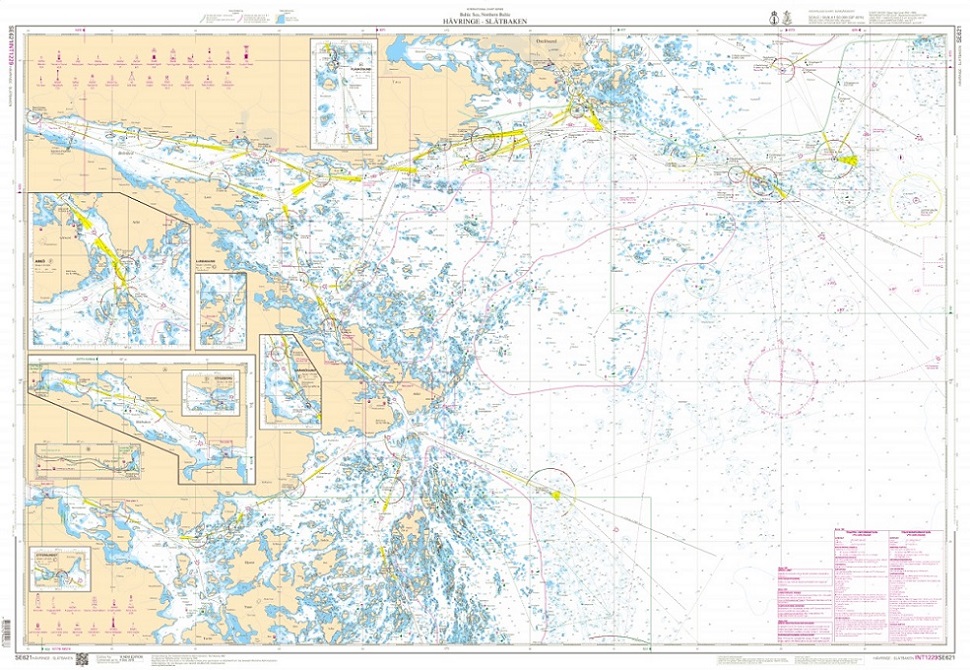 S 621 Skärgårdskort Slätbaken - Hävringe