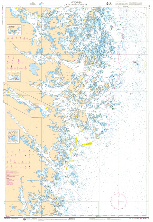 S 622 Skärgårdskort Stora Askö - Slätbaken
