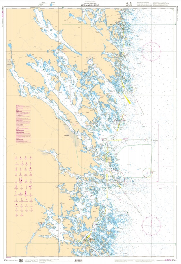 S 623 Skärgårdskort Stora Askö - Eknö