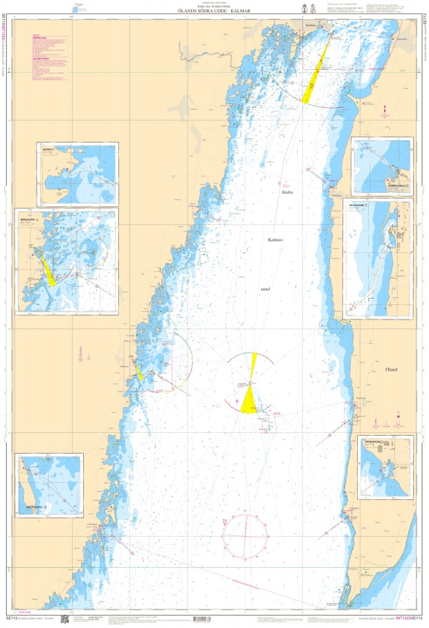S 713 Skärgårdskort Ölands Södra Udde - Kalmar