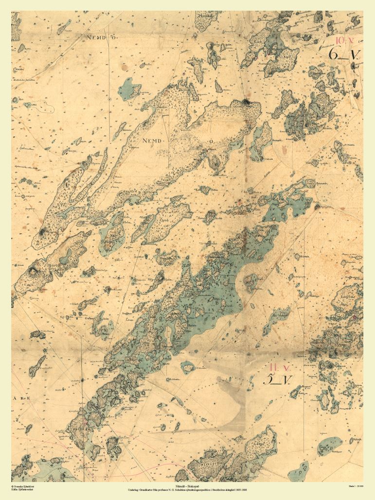 Nämdö - Biskopsö Svenska Sjöarkivet nr 57