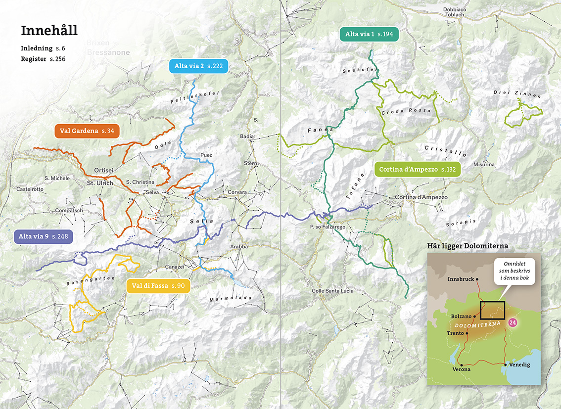 Alternativ bild 1 för Calazo Vandra I Alperna: Dolomiterna