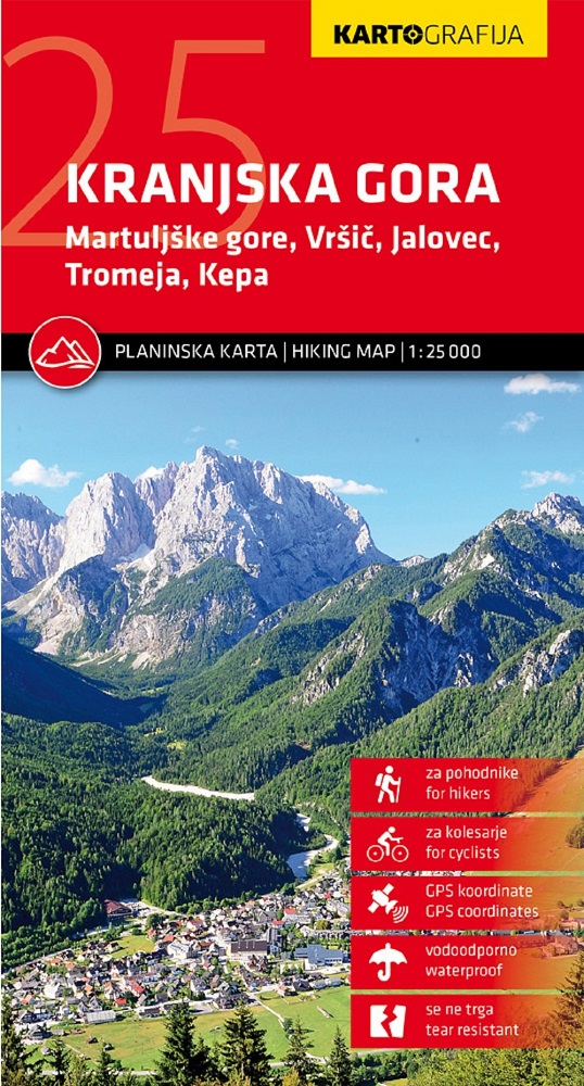 Kranjska Gora Hiking Map
