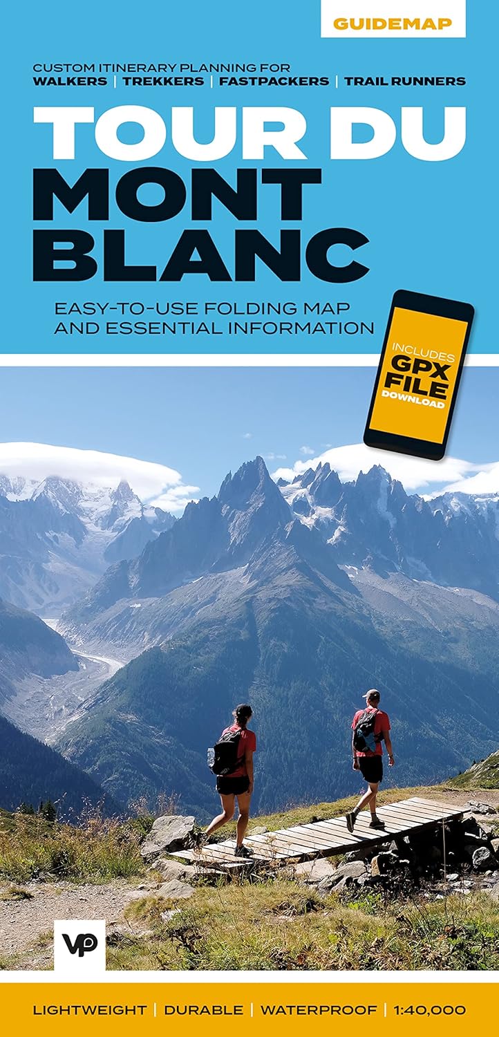 Tour du Mont Blanc map