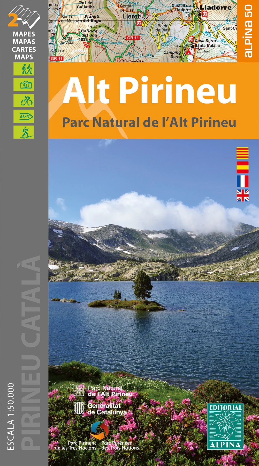 Alt Pirineu Parc Natural 2 maps Alpina