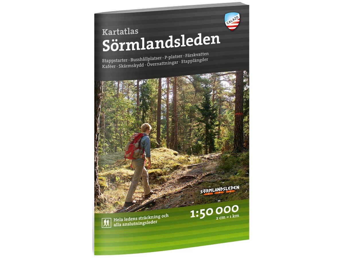 Sörmlandsleden Friluftsatlas Calazo