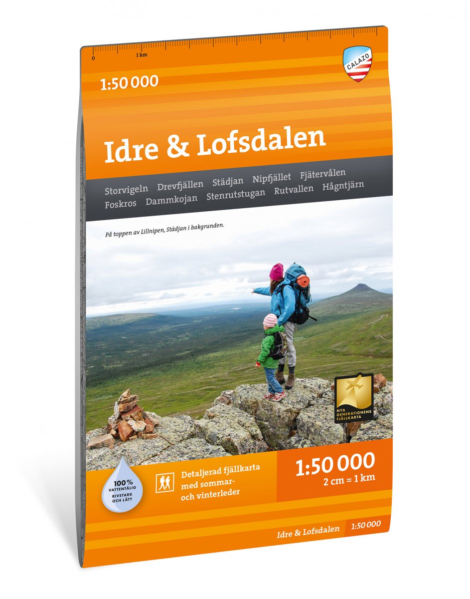 Idre &amp; Lofsdalen 1:50 000 Calazo