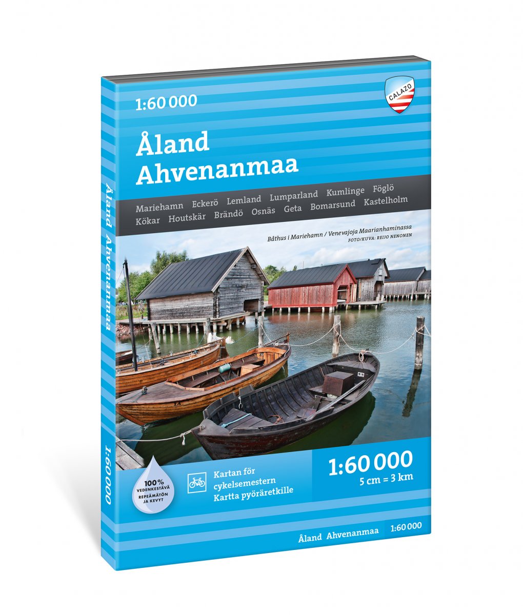 Åland Sjö och Kustkarta Calazo
