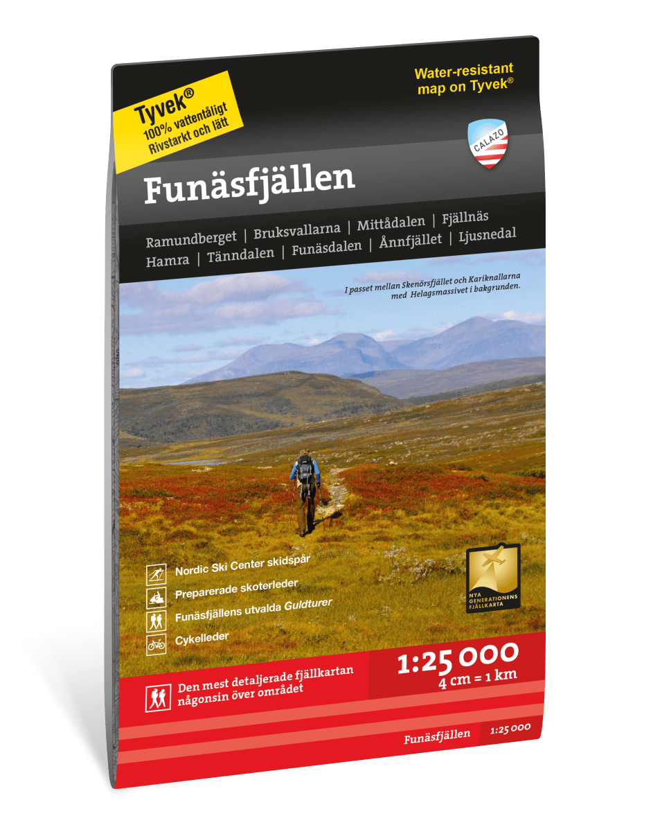 Funäsfjällen 1:25 000 Calazo